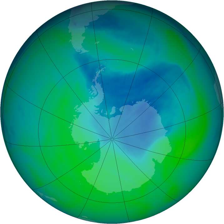 Ozone Map 2004-12-02